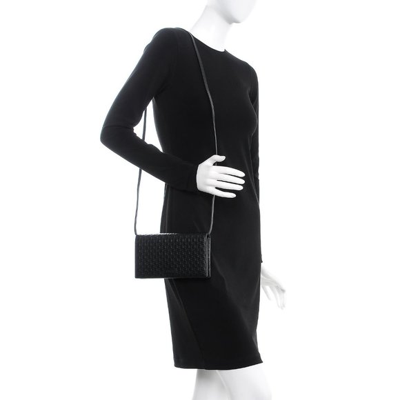 Gucci Microguccissima Leather Shoulder Bag in Black New with dustbag - Picture 12 of 12